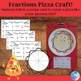 Fractions Pizza Craft - NO PREP - Fractions Activity