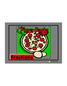 Preview of Fractions Pizza Party for Autism