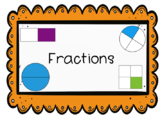 Fractions PowerPoint (Whole, Halves, Fourths, Equal + Uneq