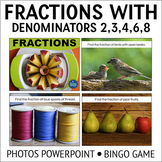 Fractions PowerPoint and Bingo Game