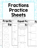 Fractions Practice Sheets and Quizzes