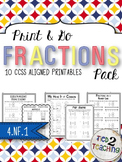 Fractions Print & Go
