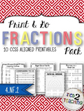 Fractions Print & Go