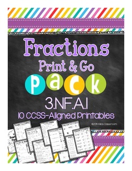Preview of Identifying Fractions  - 3rd Grade - 3.NF.A.1