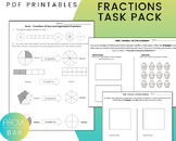 Fractions Printable Tasks - Grade 3 - Ontario 2020 Math