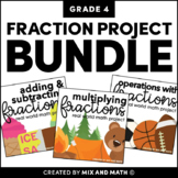 Fractions Projects Bundle for 4th Grade