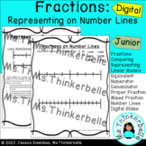 Fractions: Representing on Number Lines for Junior Grades 
