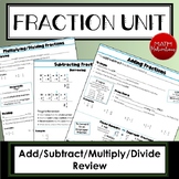 Fractions Review: Addition, Subtraction, Multiplication, &