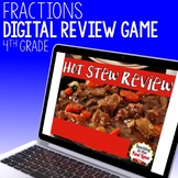 Fractions Review Game - Hot Stew Review - Fractions Activity
