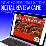 Adding and Subtracting Fractions Game - Hot Stew Review - 