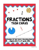 Fractions Review: Task Cards