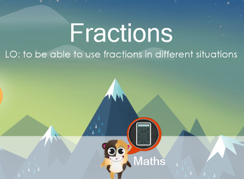 Preview of Fractions SMART Notebook