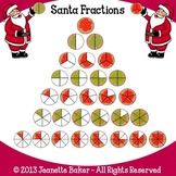 Fractions Santa Clip Art | Clipart Commercial Use