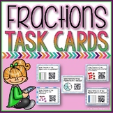 Fractions Self-Checking QR Code Task Cards