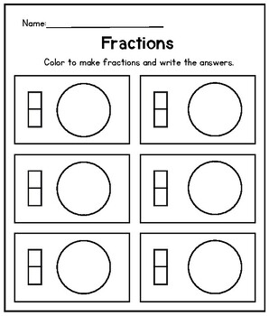 Preview of Fractions Simplifying fractions worksheet