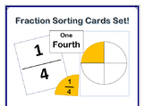 Fractions Sorting Cards Set!