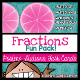Fractions Stations and Task Cards