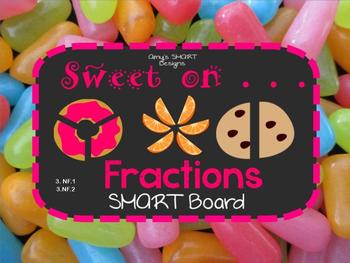 Preview of Fractions: Sweet on Fractions SMART Board