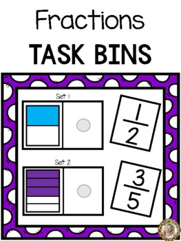 Preview of Fractions Task Cards
