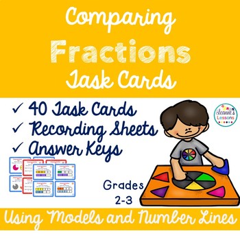 Preview of Fractions Task Cards 