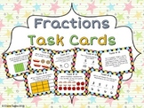 Fractions Task Cards (32 cards) - Math Center Activity