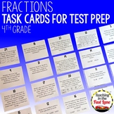 Fractions Task Cards - Fractions Word Problem Activity