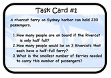 Fractions Task Cards Proportional Reasoning