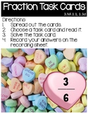Fractions Task Cards (Valentine's Day Edition)