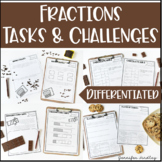 Fractions Tasks and Challenges {Differentiated Fraction Ac