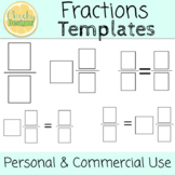 Fractions Clipart - Commercial Use