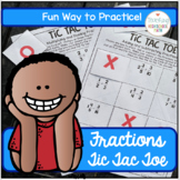 Fractions Tic Tac Toe Add Subtract Multiply Divide Activity Game