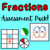 Fractions Assessment Pack!
