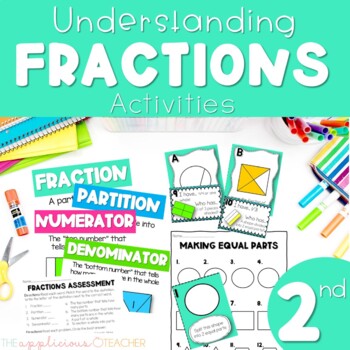Preview of Fractions Activities 2nd grade