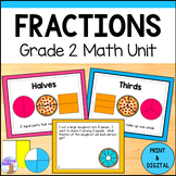 Fractions Unit - Grade 2 (Ontario Curriculum)