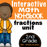 Fractions Second Grade Math Notebook