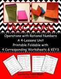 Fractions Unit Operations w Rational No. Printable Foldabl