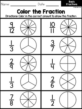 Fractions Workbook by Teaching Special Thinkers - Gabrielle Dixon