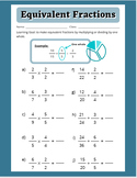 Fractions Worksheet/Checkpoint