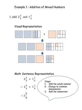 fractions worksheets bundle 4th grade 5th grade add and subtract