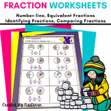 Fractions Worksheets Equivalent Fractions Comparing Fracti