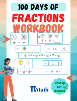 Preview of fraction math activities - Adding, subtracting, comparing & equivalent Fractions