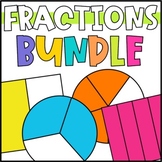 Fractions and Arrays Activities Bundle for 2nd Grade