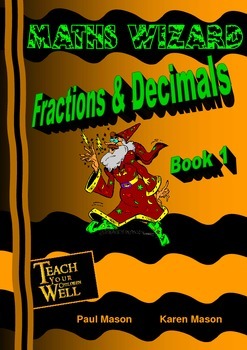 Preview of Fractions and Decimals - Book 1 - 30 pages