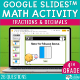 Fractions and Decimals Google Slides | 4th Grade Math Revi