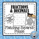 FRACTIONS AND DECIMALS PUZZLE