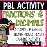 Fractions and Decimals Project Based Learning Math Activit
