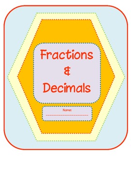 Preview of Fractions and Decimals Review {tenths and hundredths}