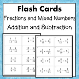 Fractions and Mixed Numbers Adding and Subtracting Flash C