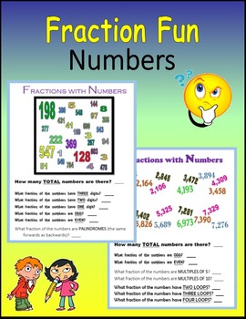 Preview of Fractions and Numbers