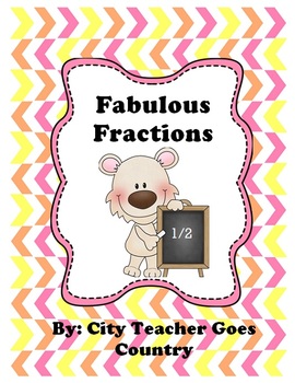 Preview of Fractions are Fun - 3rd centers, worksheet & activities